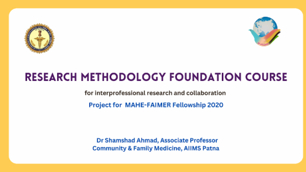 Research Methodology Foundation Course for Undergraduate Students